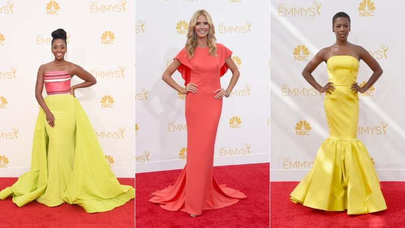 Illustration for article titled All the Sparkly, Slinky and Ridiculous Looks at the Emmys Red Carpet
